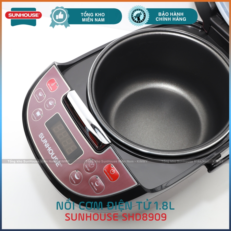 Nồi cơm điện tử 1.8L Sunhouse SHD8909